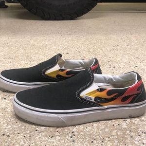 Slip on flame vans
